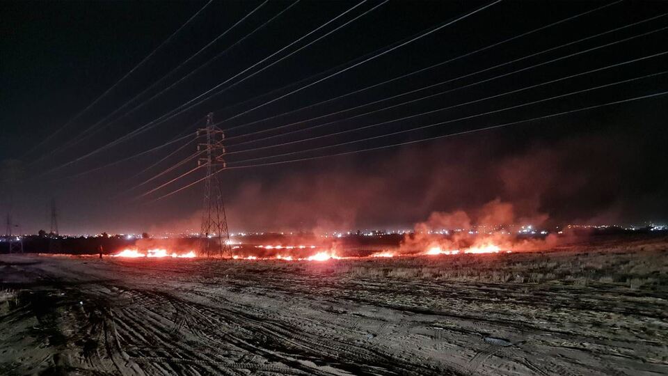 Erbil'e çok sayıda roketli saldırı