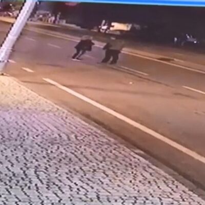 Sokak ortasında dehşeti yaşattı