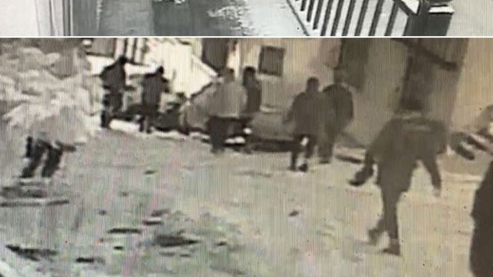 Çocukların arasına daldı! Karda dehşet!