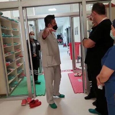 Grevdeki doktorlar ile başhekimin tartışması!