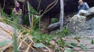 Bahçelerinde görünce şaşkına döndüler