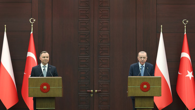 Cumhurbaşkanı Erdoğan ve Polonyalı mevkidaşından açıklamalar