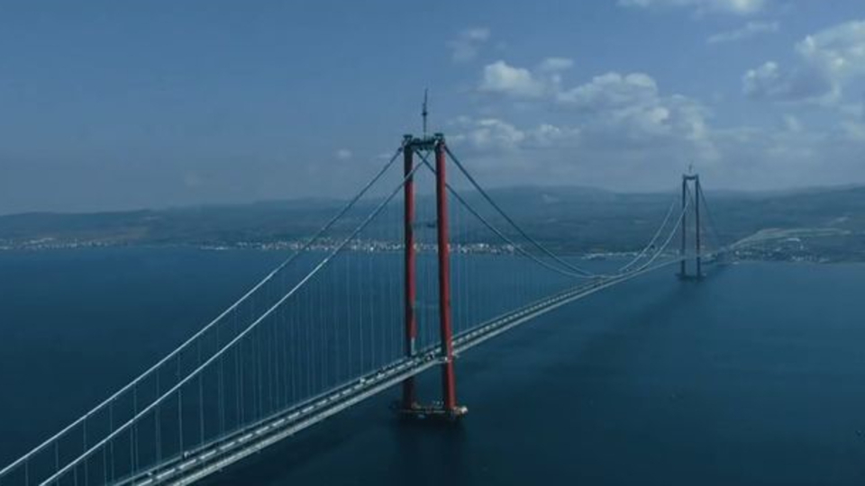 Cumhurbaşkanı Erdoğan'dan '1915 Çanakkale Köprüsü' paylaşımı