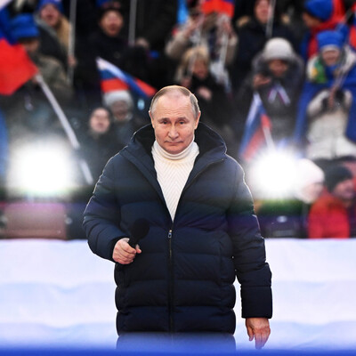 Putin, Moskova'da miting düzenledi