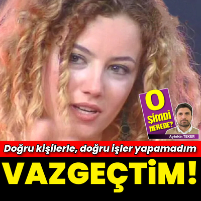 'Gençtim, tecrübesizdim, pişmanım!'