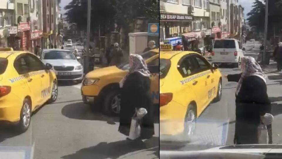 İstanbul'da taksici rezaleti! Yaşlı kadın yalvardı