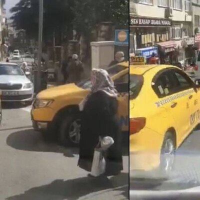 Yaşlı kadını aracına almayan taksicilere ceza kesildi