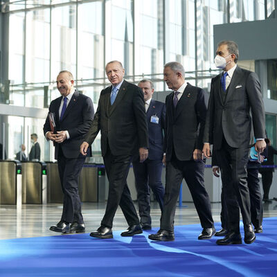Cumhurbaşkanı Erdoğan'ın NATO temasları