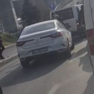 "Yol vermedin" dedi! Akılalmaz şiddet!