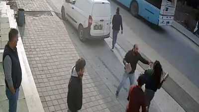 Kocasını karşısında görünce çılgına döndü!