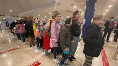 Ukrayna'dan tahliye edilen yetim çocuklar Türkiye'de