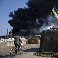 Rusya: Yüksek hassasiyetli silahlarla Kiev'de bazı noktaları vurduk