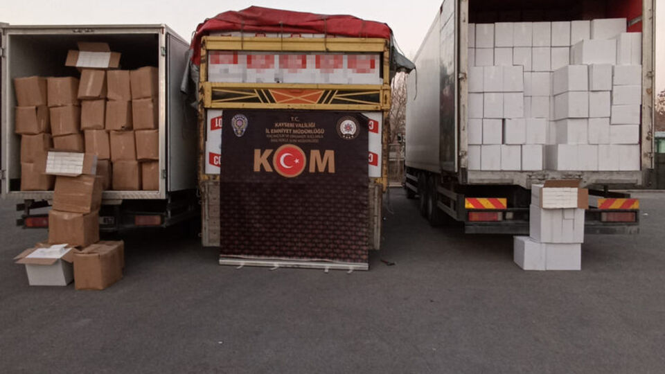 Kayseri merkezli kaçak tütün operasyonu: 15 gözaltı