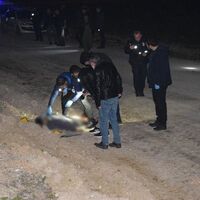 Yol kenarında vurulmuş halde ölü bulundu