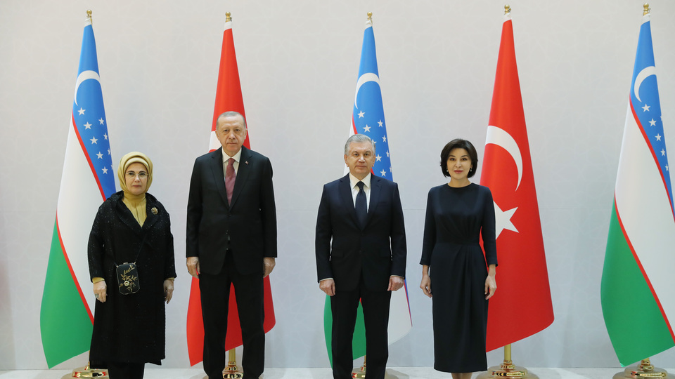 Cumhurbaşkanı Erdoğan Özbekistan'da konuştu