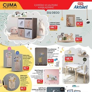 BİM Aktüel ürünler kataloğu 1 Nisan!