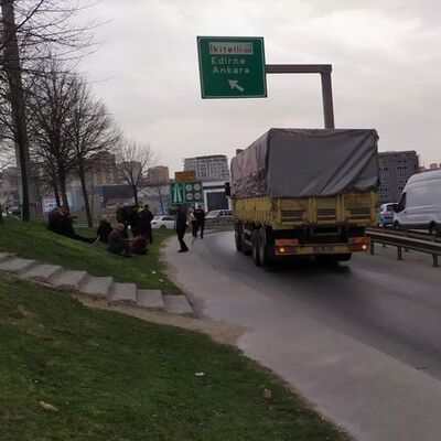 Yanlış yola girdi! Geri geri gidiyordu! Korkunç olay!