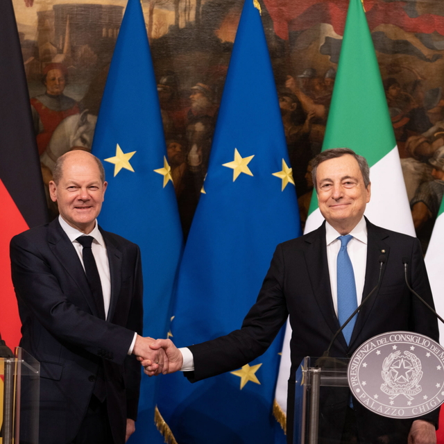 Draghi ve Scholz, Rusya'ya yaptırımların sürmesinde mutabık