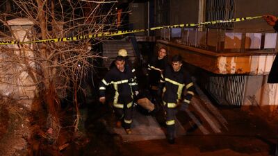 Kayseri'de 3 katlı binada feci yangın: 1 ölü