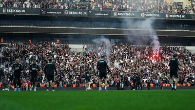 Dolmabahçe'de coşkulu idman!