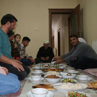 İlk iftar Şemdinli'de açıldı