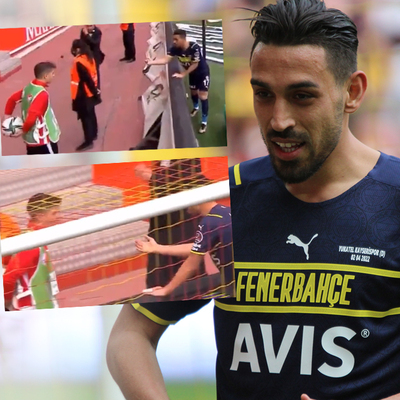 Top toplayıcı çocuk şoke etti