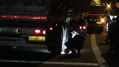 Heyelanın ardından acı kaza! Oğluna yardım ediyordu