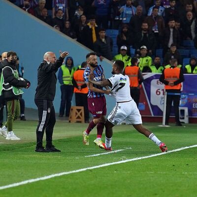 Trabzon'da gergin anlar! Kırmızı kart