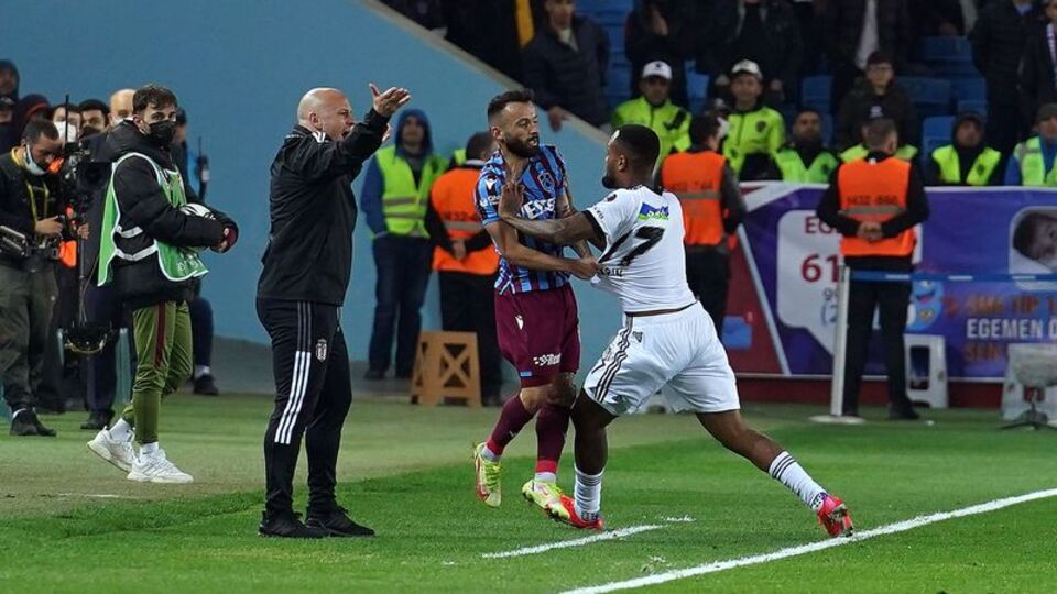 Trabzon'da gergin anlar! Kırmızı kart