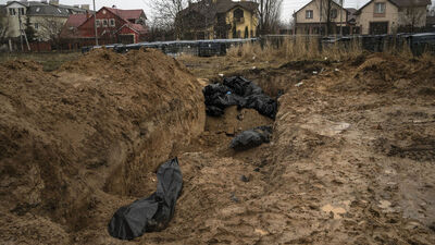Rus askerlerinin çekildiği Buça'da korkunç görüntüler