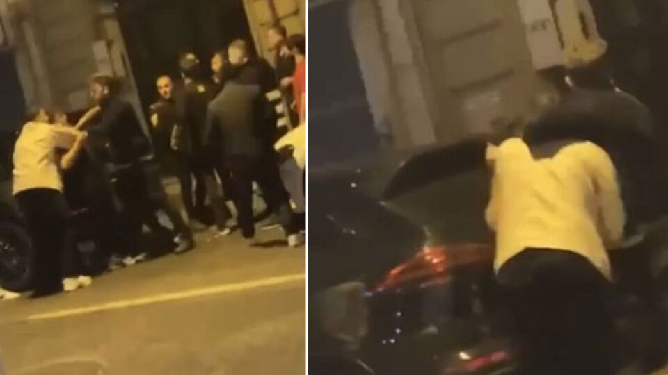 Masa ve şişeler havada uçuştu! Fenomenlerin kavgası!