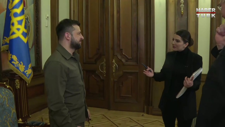 Ukrayna Devlet Başkanı Zelenskiy, Habertürk'e konuştu