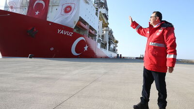 Yavuz Sondaj Gemisi yeni görevine uğurlandı