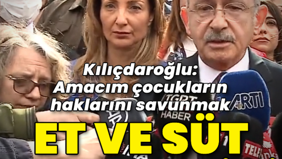 CHP lideri Et ve Süt Kurumu'na alınmadı