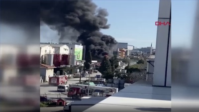 Tuzla'da Kimyacılar Sanayi Sitesi'nde yangın!