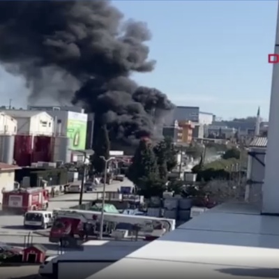 Tuzla'da Kimyacılar Sanayi Sitesi'nde yangın!