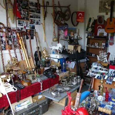 Antikaya merak saldı, garajını müzeye çevirdi