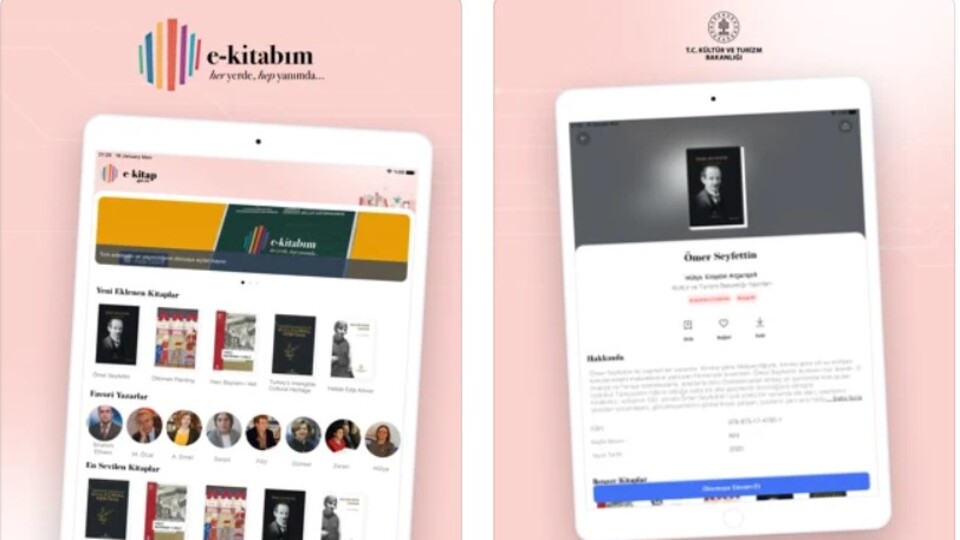 E-kitabım mobil uygulaması hizmete girdi