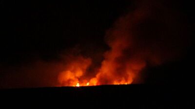 Koruma altında bulunan Göksu Deltası'nda yangın