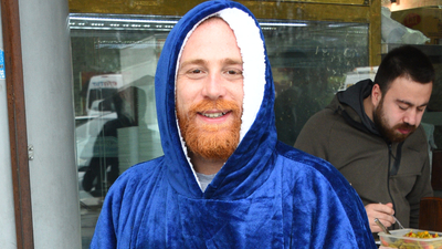 "Battaniyemi giydim!"