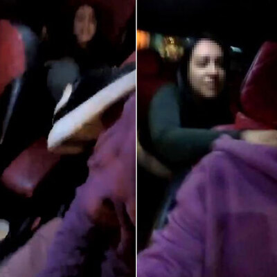 Direksiyondaki taksiciye tekme attı!