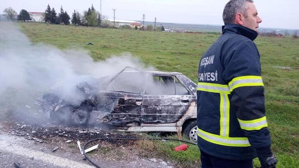 Keşan'da ölümlü kaza!
