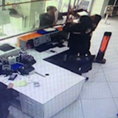 Doktor, kargo firmasında dehşet saçtı