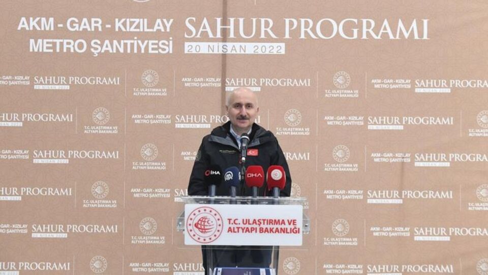 Karaismailoğlu'ndan 'AKM-Gar-Kızılay Metrosu' açıklaması