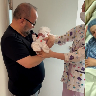 44 yaşında baba oldu