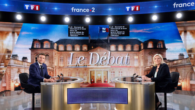 Macron Le Pen'e göre daha ikna edici bulundu