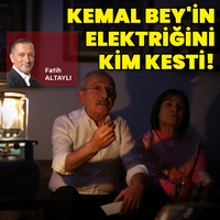 Kemal Bey'in elektriğini kim kesti!