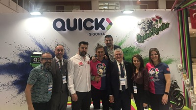 Quick, Motosiklet Fuarı'nın sponsoru