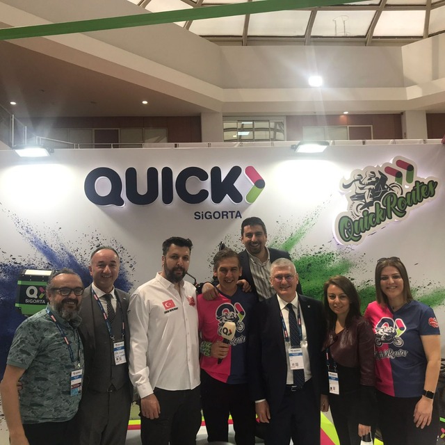 Quick, Motosiklet Fuarı'nın sponsoru