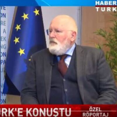 Frans Timmermans Habertürk'e konuştu